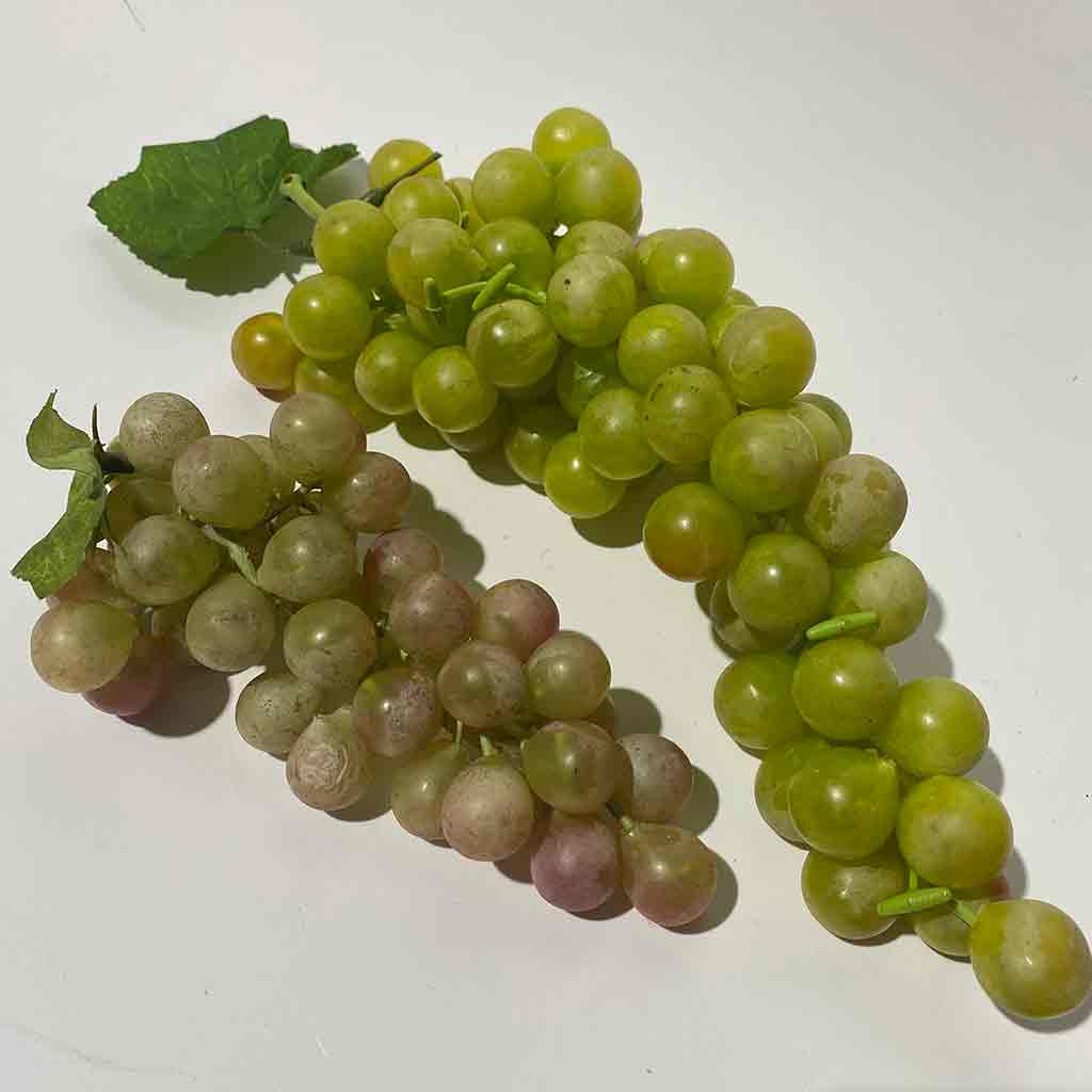 FRUIT, Artificial - Grapes Green Bunch